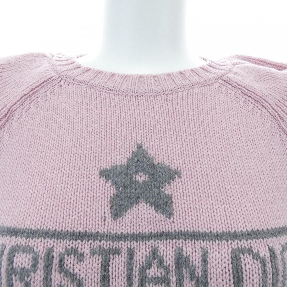 Dior Knit Top Cashmere Pink Sheer — view 5
