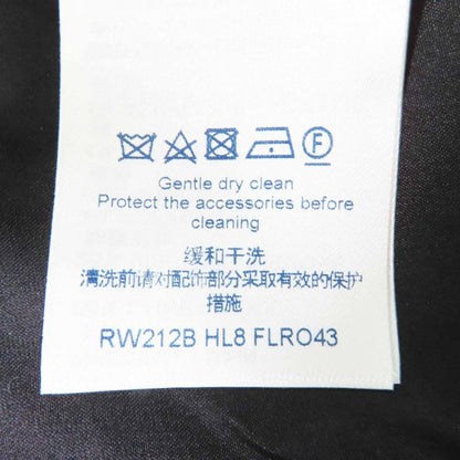 Louis Vuitton 2021 LV Buttoned Tweed Box Pleated Short Sleeved Dress Black