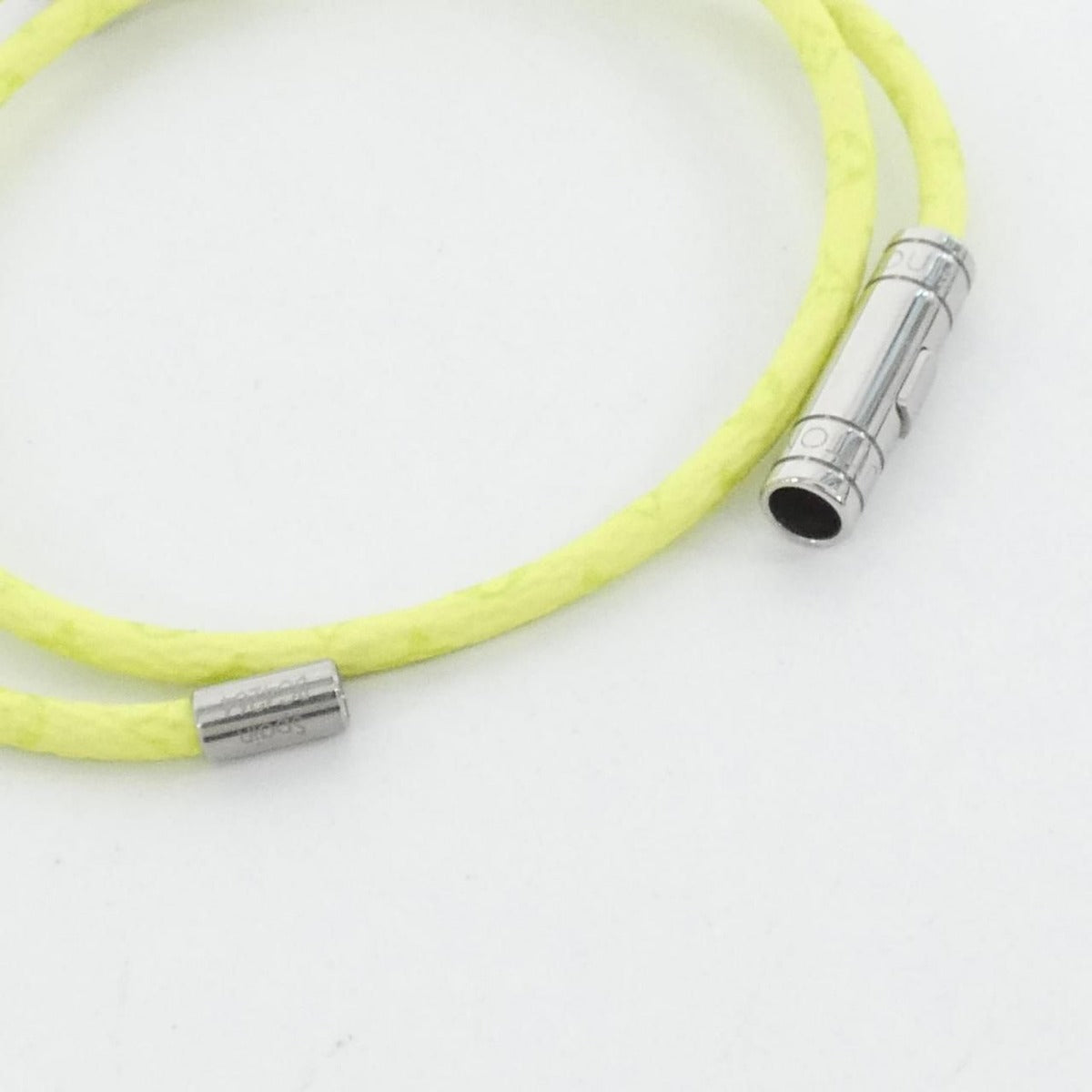 Louis Vuitton Monogram Bracelet Double Tour Jaune Citoron — view 4