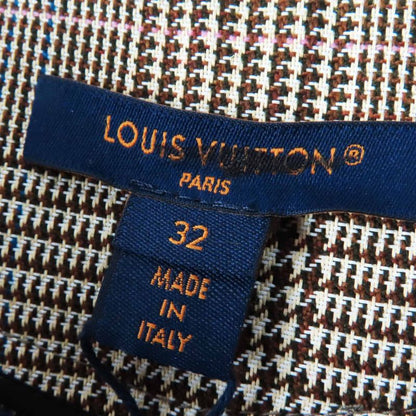 Louis Vuitton 23AW Cashmere Blend 7 1/2 Length Pants With Side Zip Beige 32