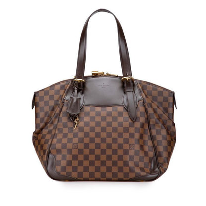 Louis Vuitton Damier Verona GM Shoulder Bag Tote Bag N41119 Brown PVC Leather