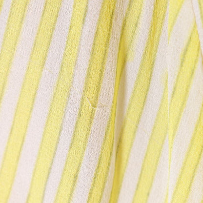 Chanel Shirt Dress Straps P61108v46519 Silk Yellow Ladies Dress