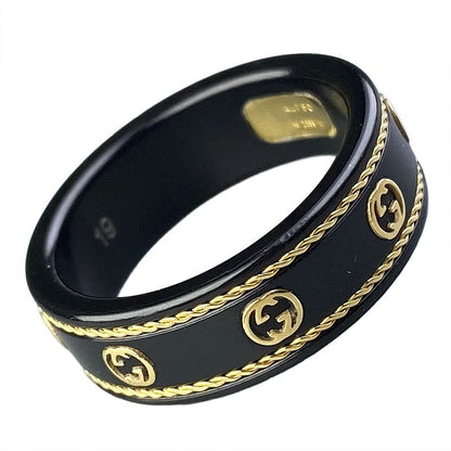 Gucci Interlocking Coco Mark Pierced Earrings Ring