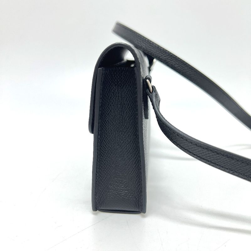 Hermes Shoulder Bag Nap To Go Vaux Epson Black