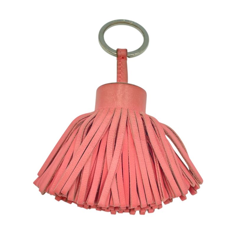 Hermes Key Holder Leather Marked Pink
