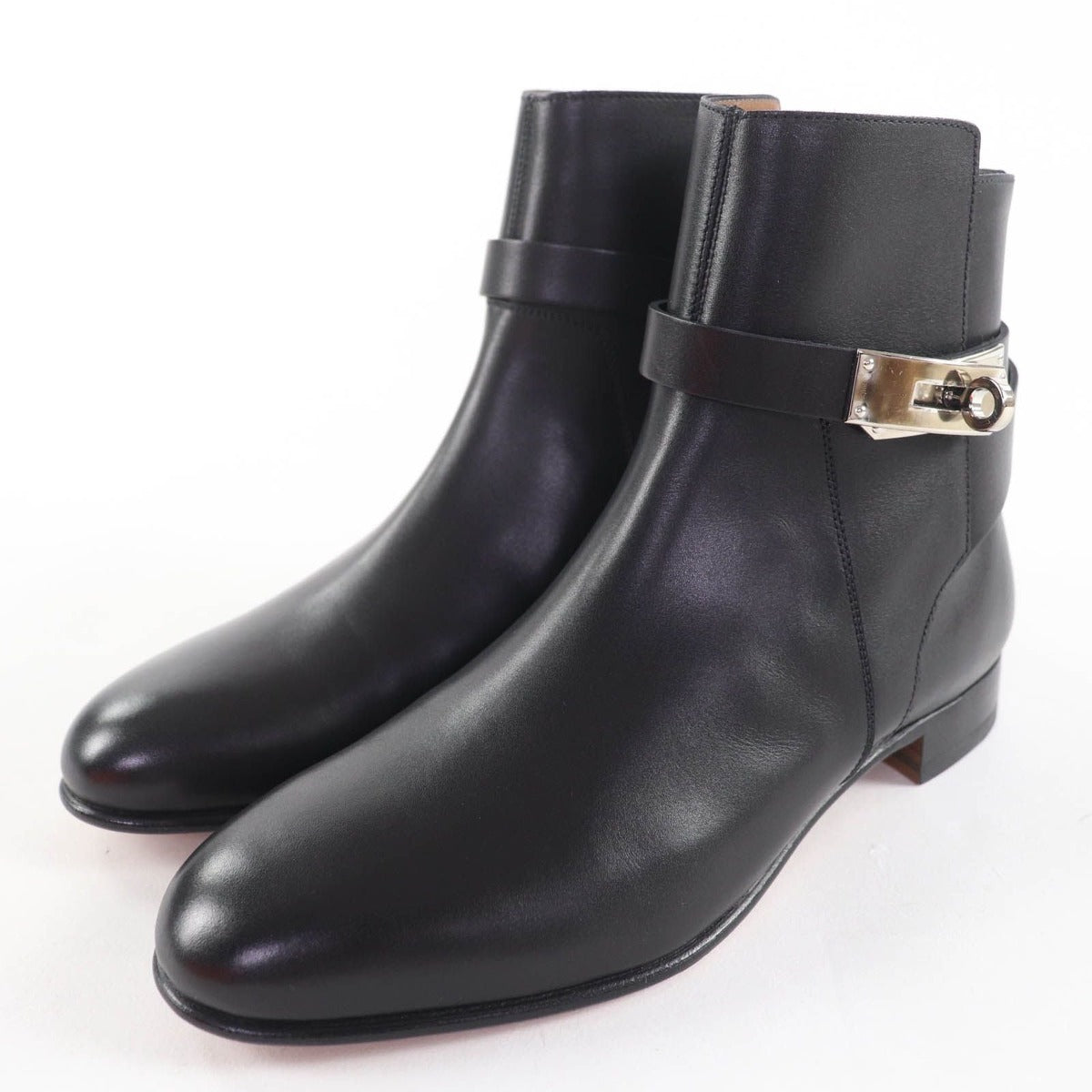 Hermes Neo Silver Hardware Kelly Buckle Leather