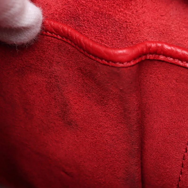 Celine Luggage Micro Shopper Leather Handbag Tote Women's EEE Cw67-1