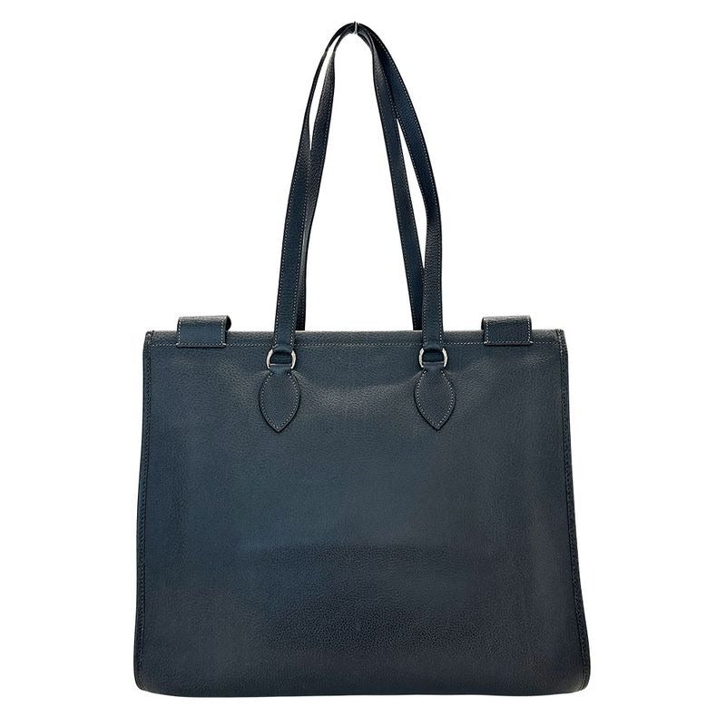 Hermes Bag Cabas GM Tote Buffalo Graphite Large Capacity