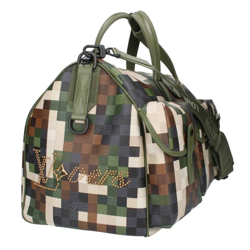 Louis Vuitton M24454 Keepall 55 Damoflageleather Boston Bag For Men 55