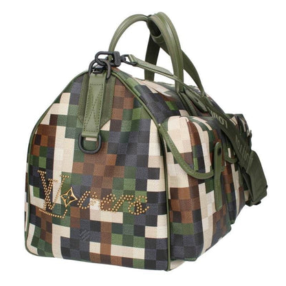Louis Vuitton M24454 Keepall 55 Damoflageleather Boston Bag For Men 55