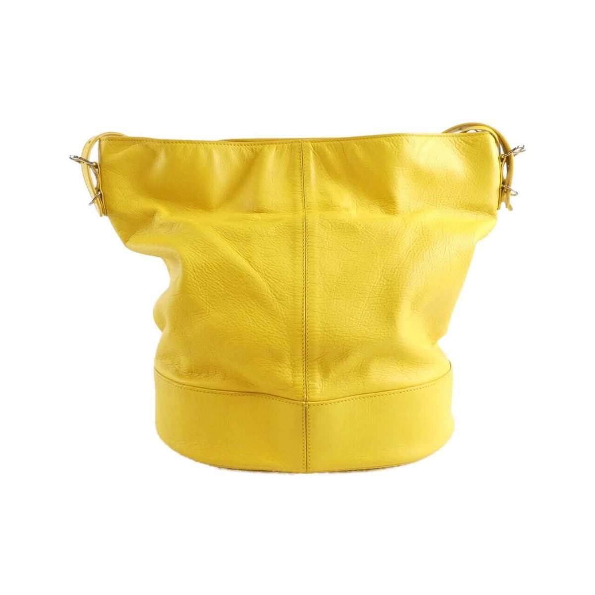 Balenciaga Paper Bag Handbag Yellow — view 2