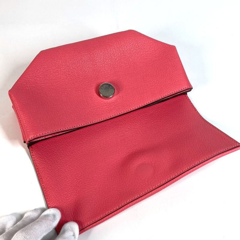 Hermes Clutch Bag Opry Clutch Chèvre Rose Azalea Pink