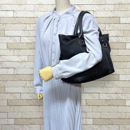 Gucci Sherry Tote Bag Nylon Campus 246394 Black Unisex Gucci  Gucci