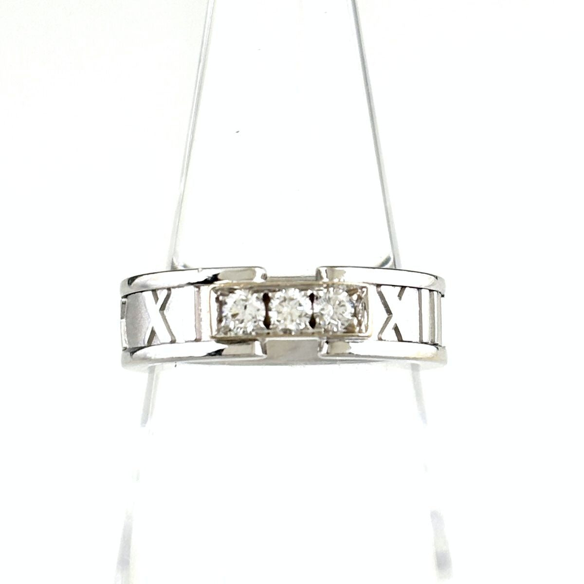 Tiffany & Co Atlas Ring Pave Diamond