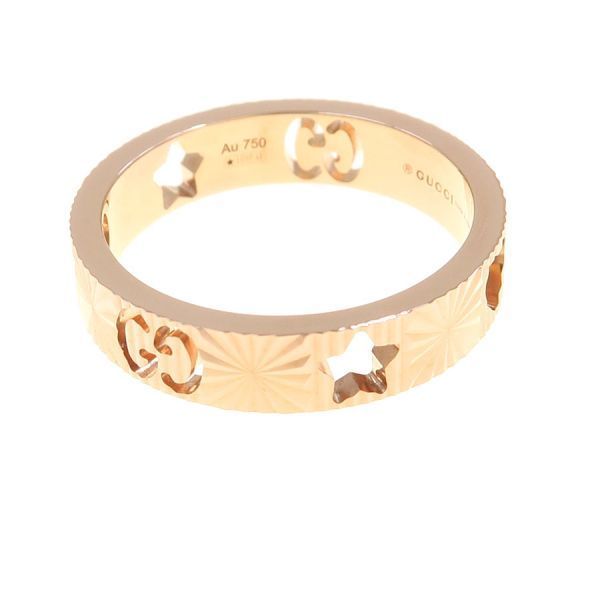Gucci Iconic Ring / Heart & Star #10 (size Approx 95 Approx) [none Fee Gift