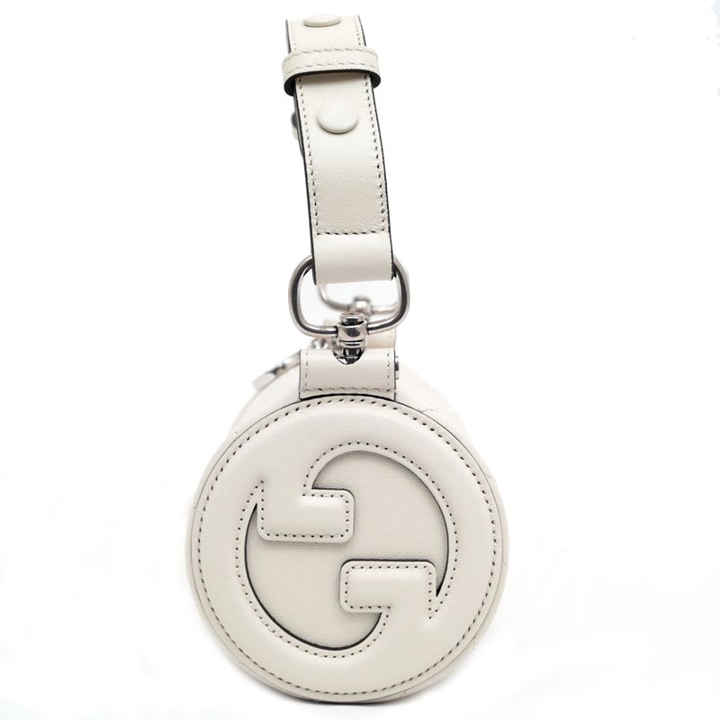 Gucci Blondie Mini Shoulder Bag 760170 One Shoulder - White Leather