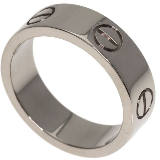 Cartier Love Ring #51 Ring - 18K White Gold Ladies