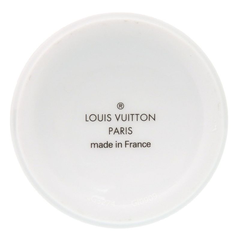 Louis Vuitton Cup Louis Tumbler Monogram Gi0909 Monogram Canvas/porcelain White