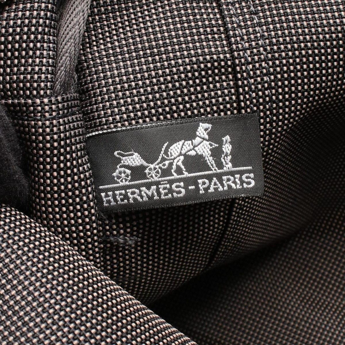 Hermes Tote Her Line MM Gray Canvas — view 4