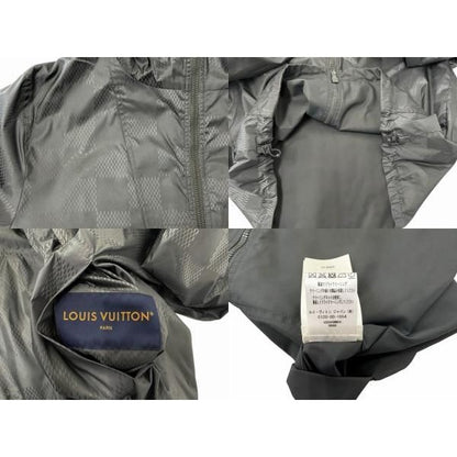 Louis Vuitton Damier Reversible Nylon Embossed Leather Patch Windbreaker — view 9
