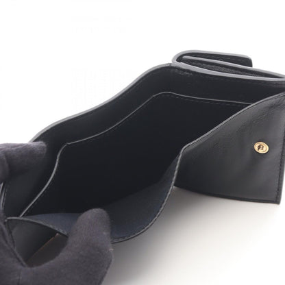 Fendi Trifold Wallet Baguette 8 M0395 Aajdf0 kur Nero Leather — view 4
