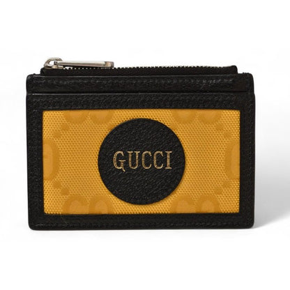 Gucci Coin Case Card Mini Wallet Purse Off The Grid Yellow
