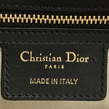 Dior Small Bow Ring Bag Mini Boston Bag 2WAY Leather M6202ofca Black Sporty