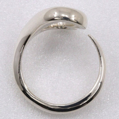Tiffany & Co Open Heart Elsa Peretti Silver 925 Size 11 Ladies 4.1g Ring