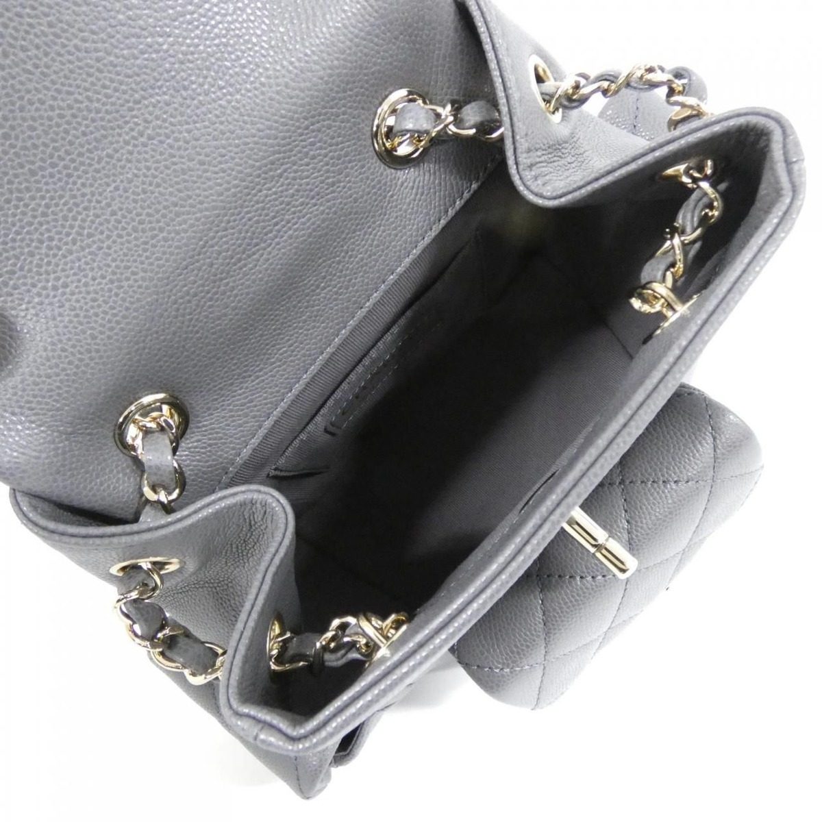 Chanel Backpack Sac Gray — view 6