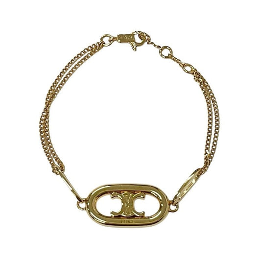 Celine Bracelet Bangle Cuff Gold Triomphe