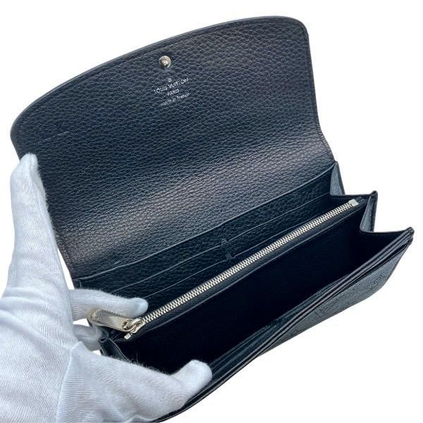 Louis Vuitton Mobogram Mahina Portefeuille Iris M60143 Long Wallet Trifold Men's