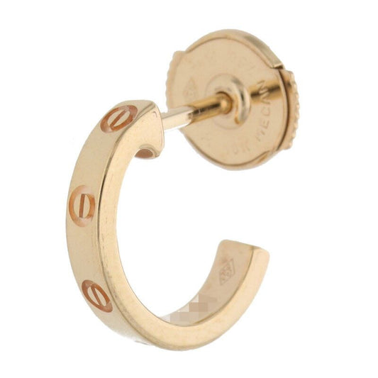 Cartier Love Pink Gold Earrings Men's