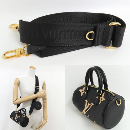 Louis Vuitton Papillon BB M45980 Monogram Empreinte 2WAY Handbag Black