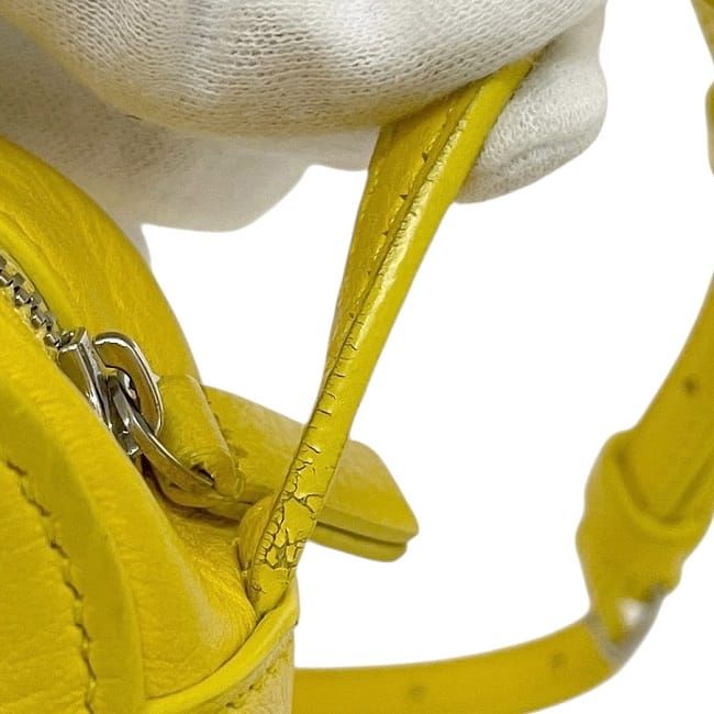 Balenciaga Shoulder Bag Camera Bag XS Yellow Everyday