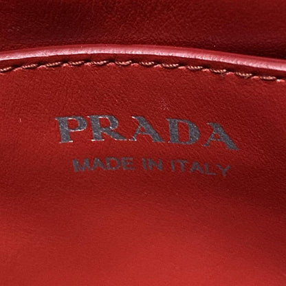 Prada Waist Pouch Diagram Red Leather