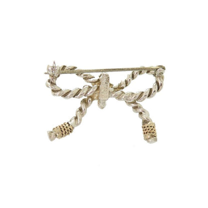 Tiffany & Co Twisted Ribbon Brooch Silver 925 750 Accessories 0229 Tiffany & Co