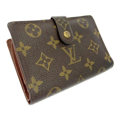Louis Vuitton M61663 Monogram PVC Portmonnais Vieviennois Brown 403688 Bifold