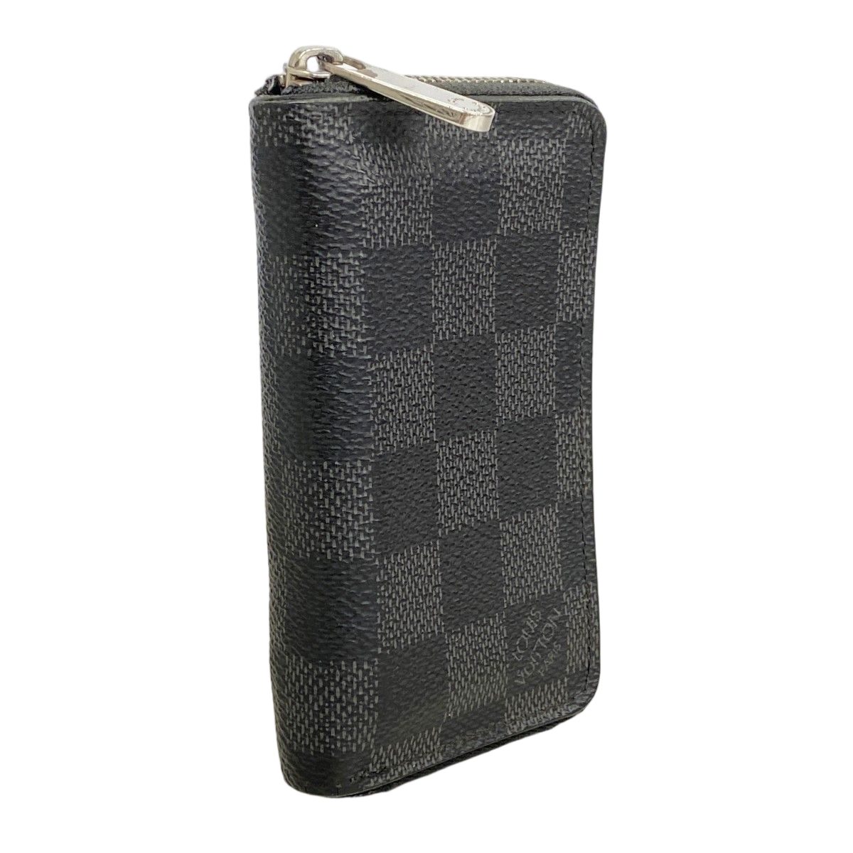 Louis Vuitton Coin Case Damier Graphite Zippy Purse Black — view 2