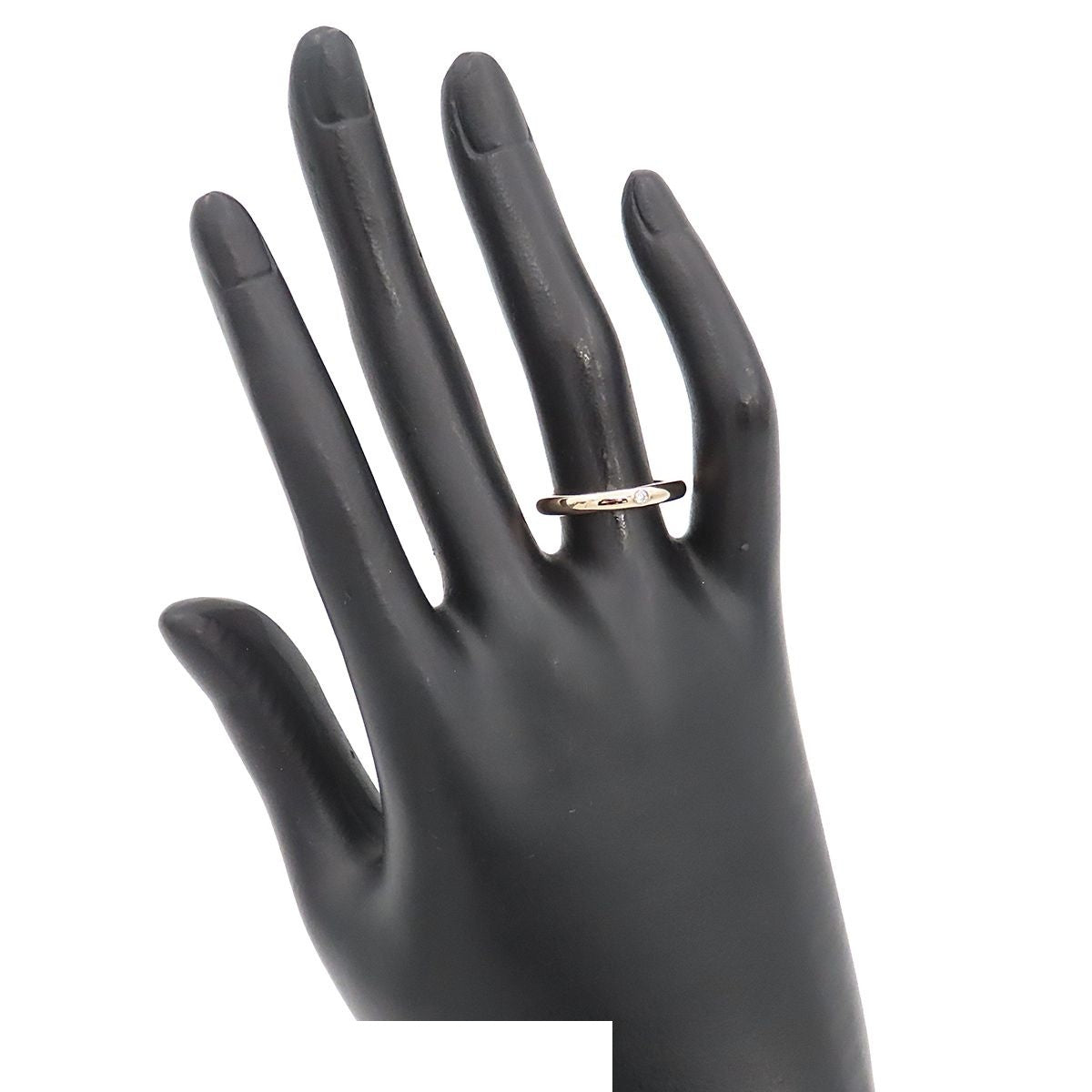 Tiffany & Co Elsa Peretti Pink Gold 18K Diamond Ring — view 8