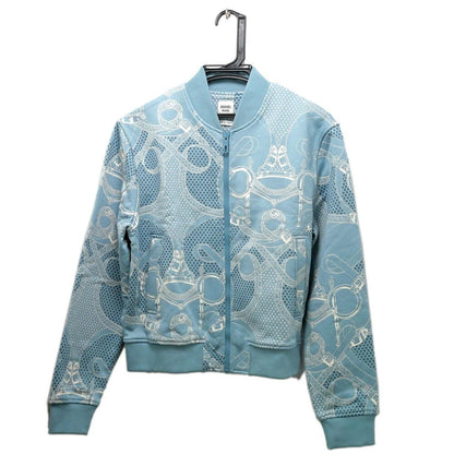Hermes Jacket Eperon D'or Finesse 38 Light Blue
