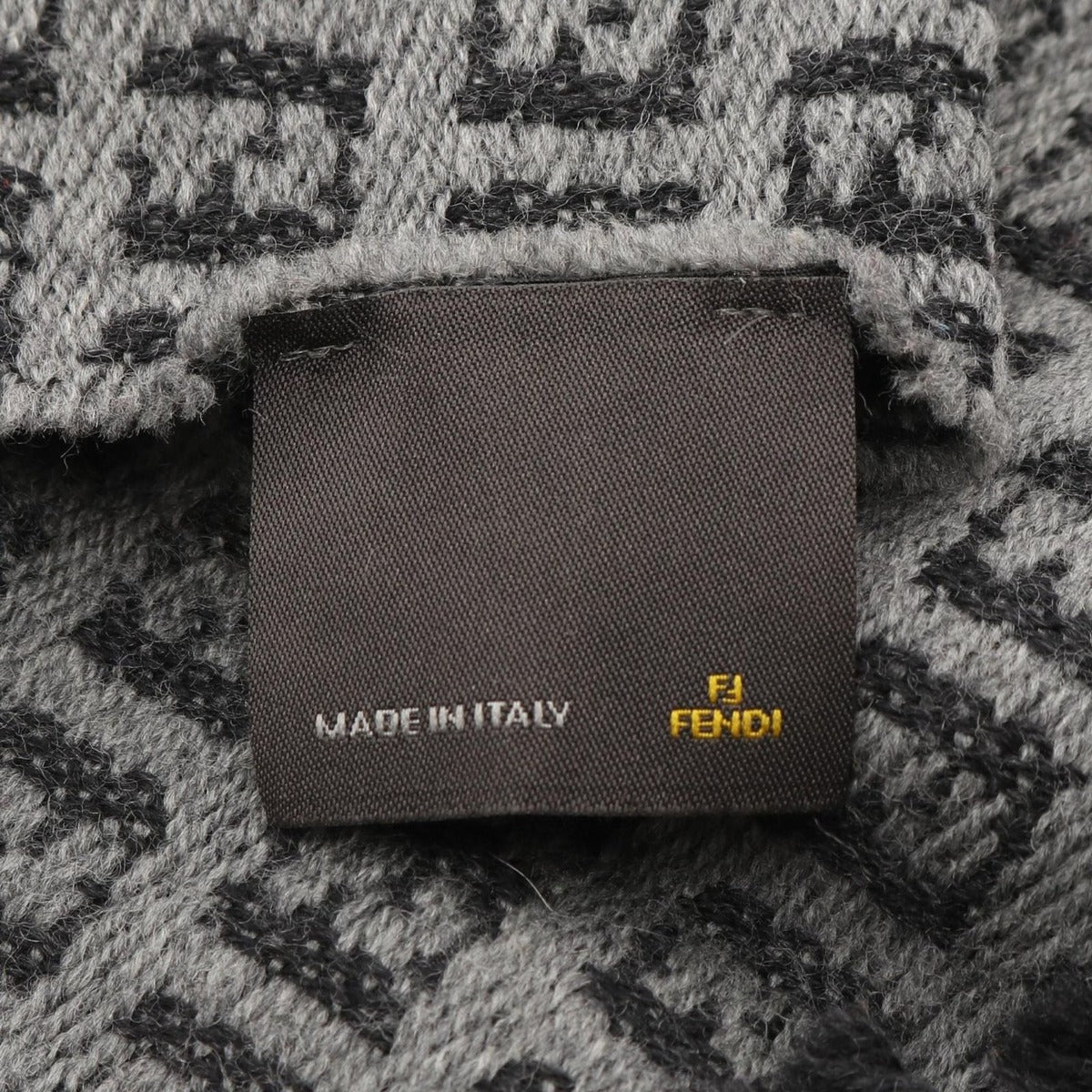Fendi Scarf FF Pattern Wool — view 3