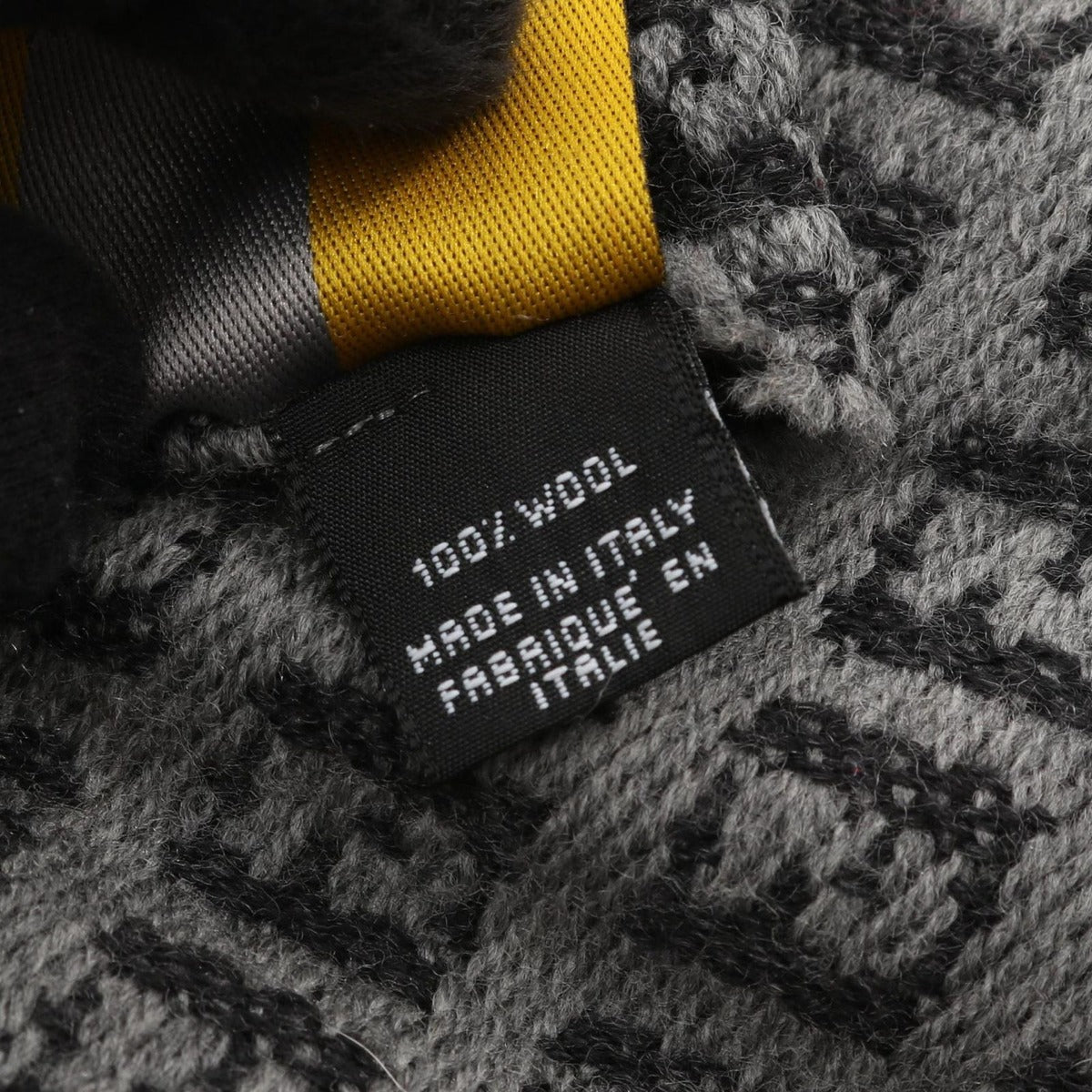 Fendi Scarf FF Pattern Wool — view 4