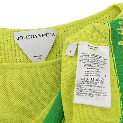 Bottega Veneta 21ss 2021 Runway Item 698085 Square Neck Pleated Mini Dress L