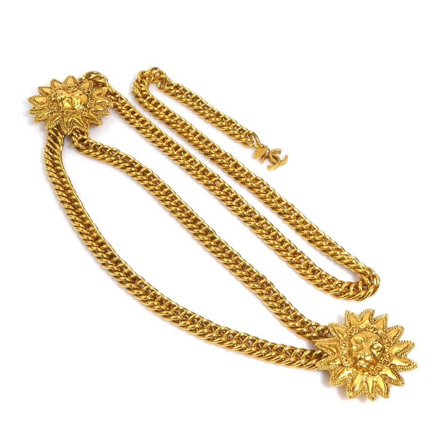 Chanel Belt Gold
