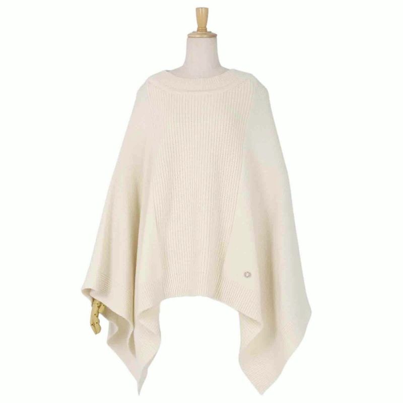 Hermes 23SS Knit Poncho Cape Cashmere Co