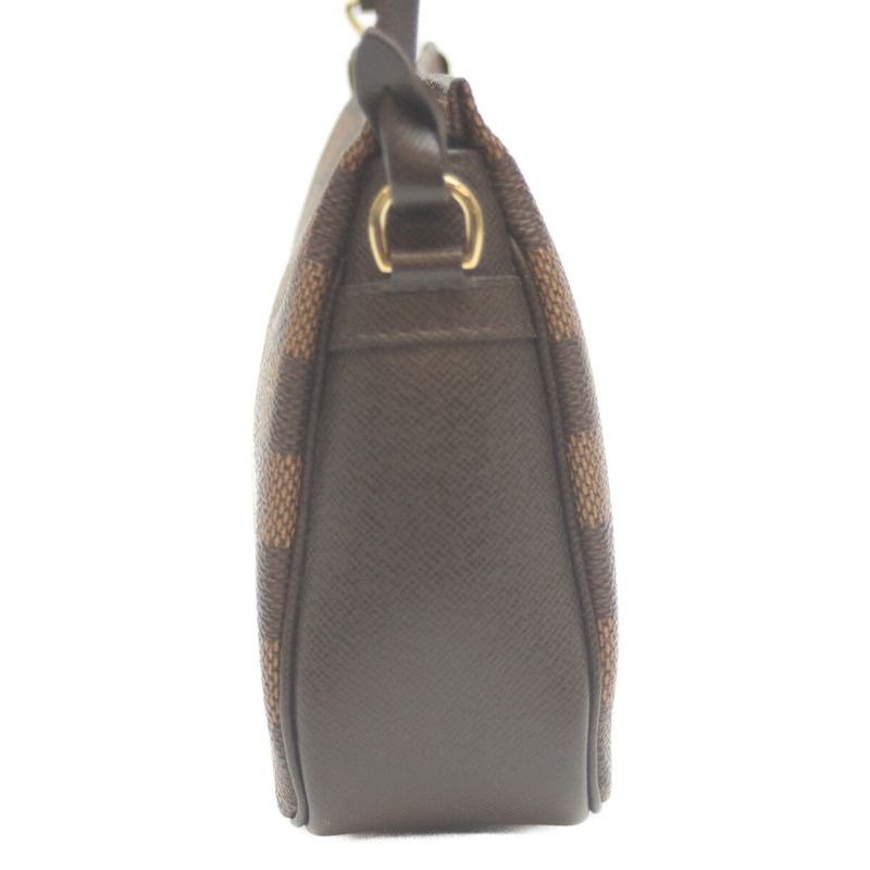 Louis Vuitton 00 N51982 Damier Trousse Makeup Handbag Pouch Brown Women