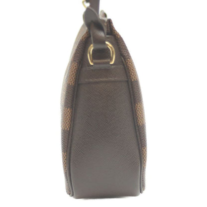Louis Vuitton 00 N51982 Damier Trousse Makeup Handbag Pouch Brown Women