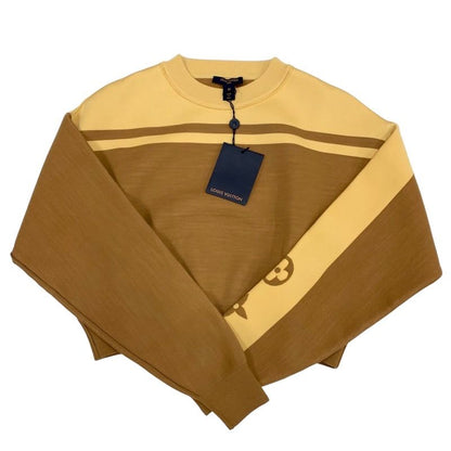 Louis Vuitton Top Knit Monogram Long Sleeve Brown