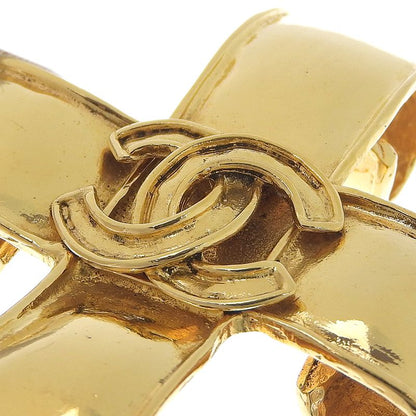 Chanel Cross Coco Mark Vintage Gold Plated 94P Ladies 33g Brooch