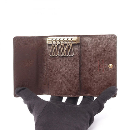 Louis Vuitton Key Case Multicles 6 Canvas Holder Ebene Brown — view 3